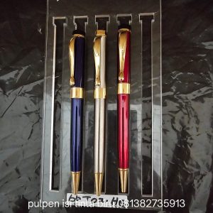 costum pulpen/pulpen isi tinta biru